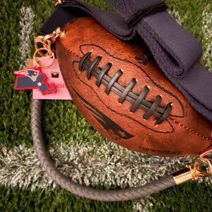 Wilson Brown and Black Football Bag